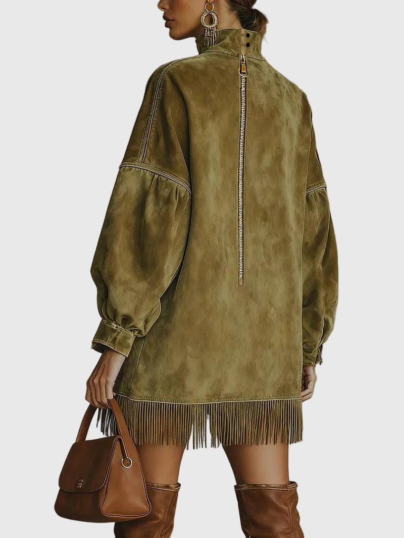 Olive | Turtleneck Dress