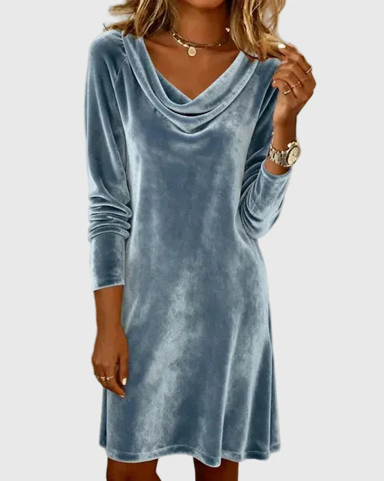 Frosina | Loose Fitting Velvet Dress