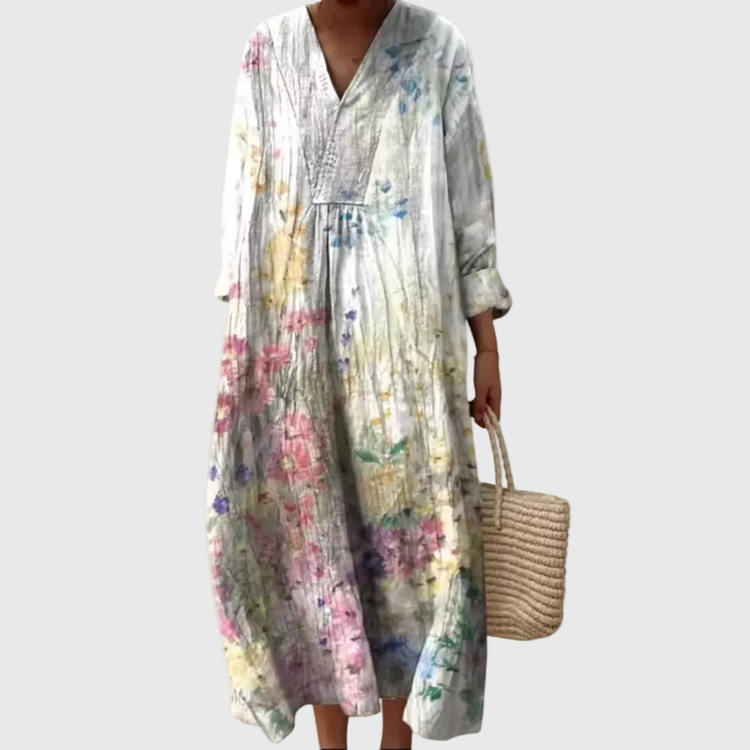 Stephanie | Geometric Midi Dress