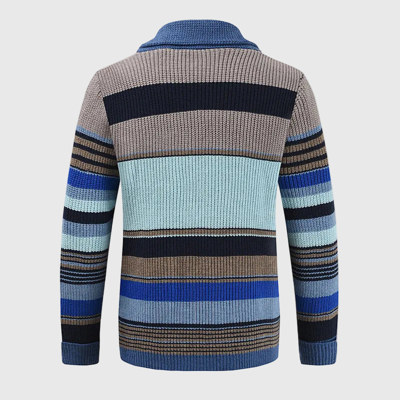 Nicolás | Color Block Knit Cardigan