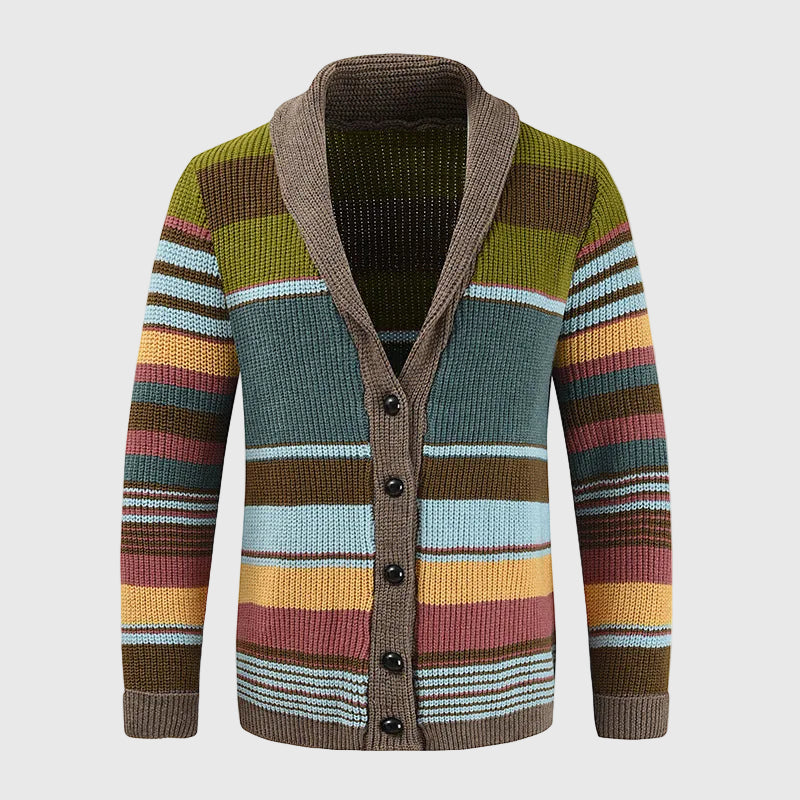 Nicolás | Color Block Knit Cardigan