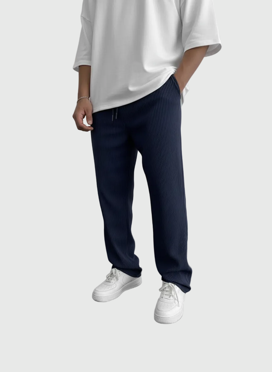 Javier | Relaxed Ribbed Trousers