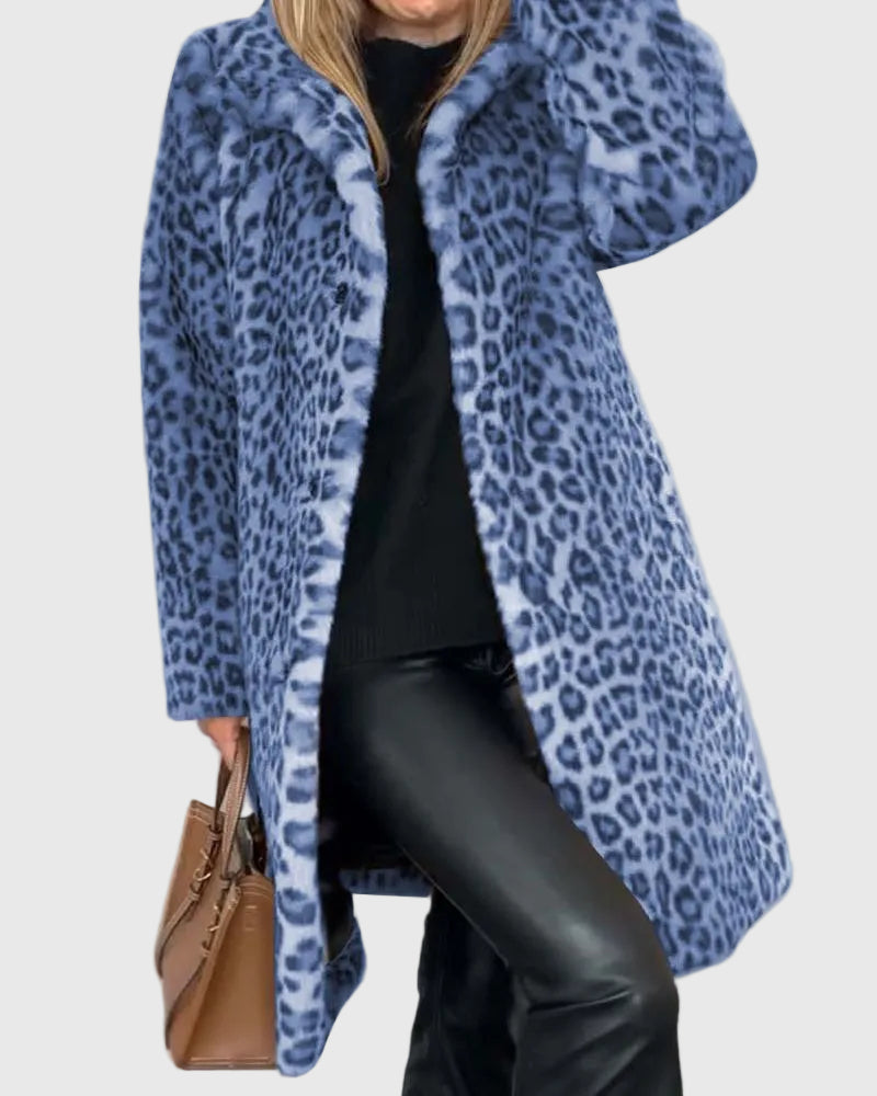 Lydia | Elegant Leopard Coat