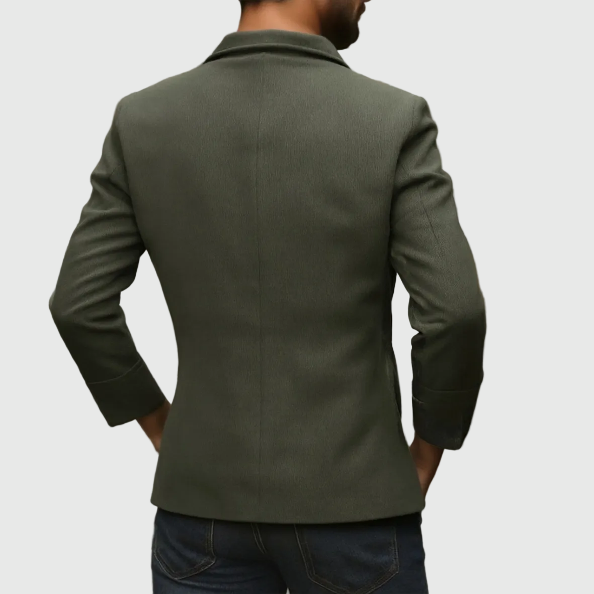 Héctor | Corduroy Jacket with Mao Collar