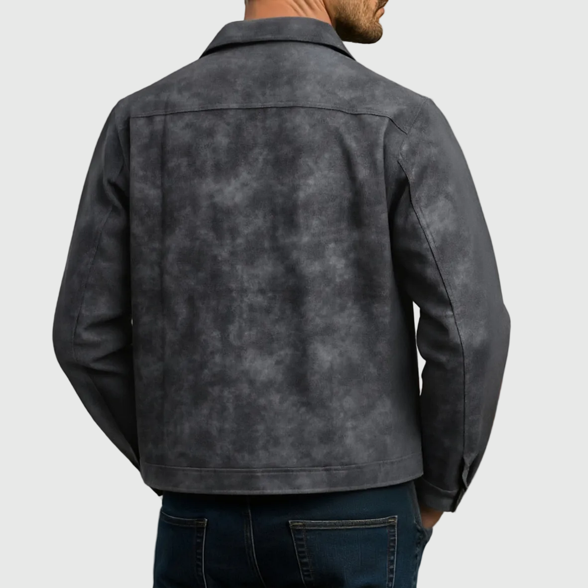 Rafael | Classic Zipper Leather Jacket