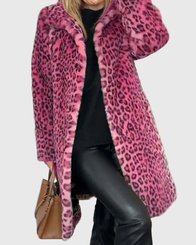 Lydia | Elegant Leopard Coat
