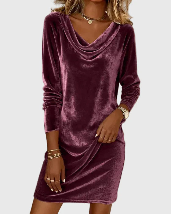 Frosina | Loose Fitting Velvet Dress
