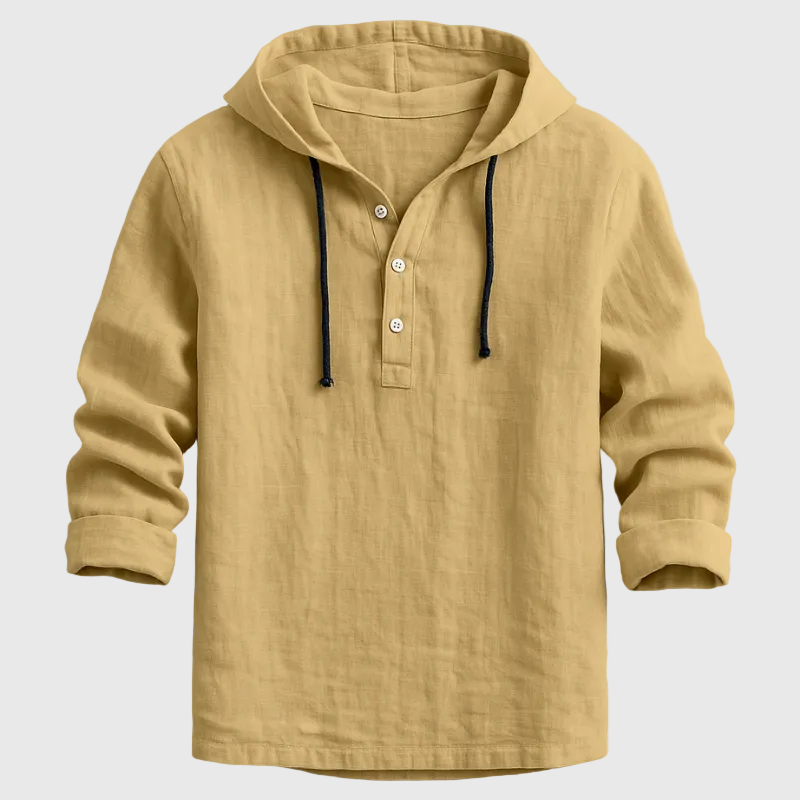 Nathan | Elegant Hooded Shirt
