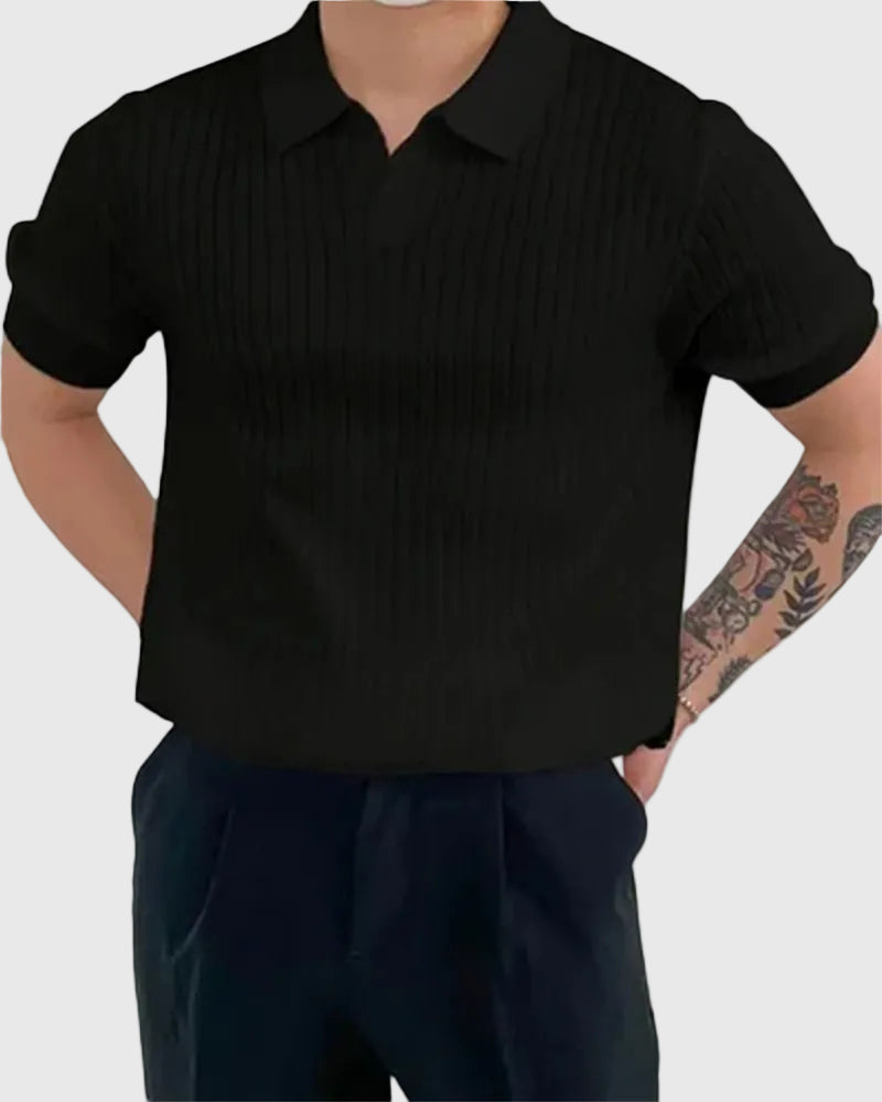 Jaén | Textured Cotton Polo