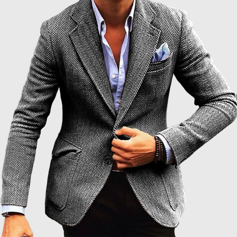 Emilio | Vintage wool blazer with classic lapel