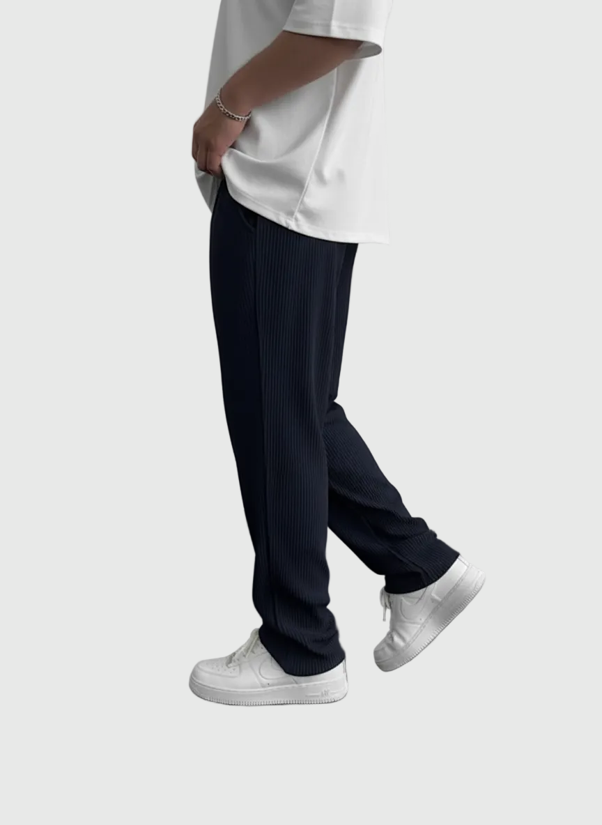Javier | Relaxed Ribbed Trousers