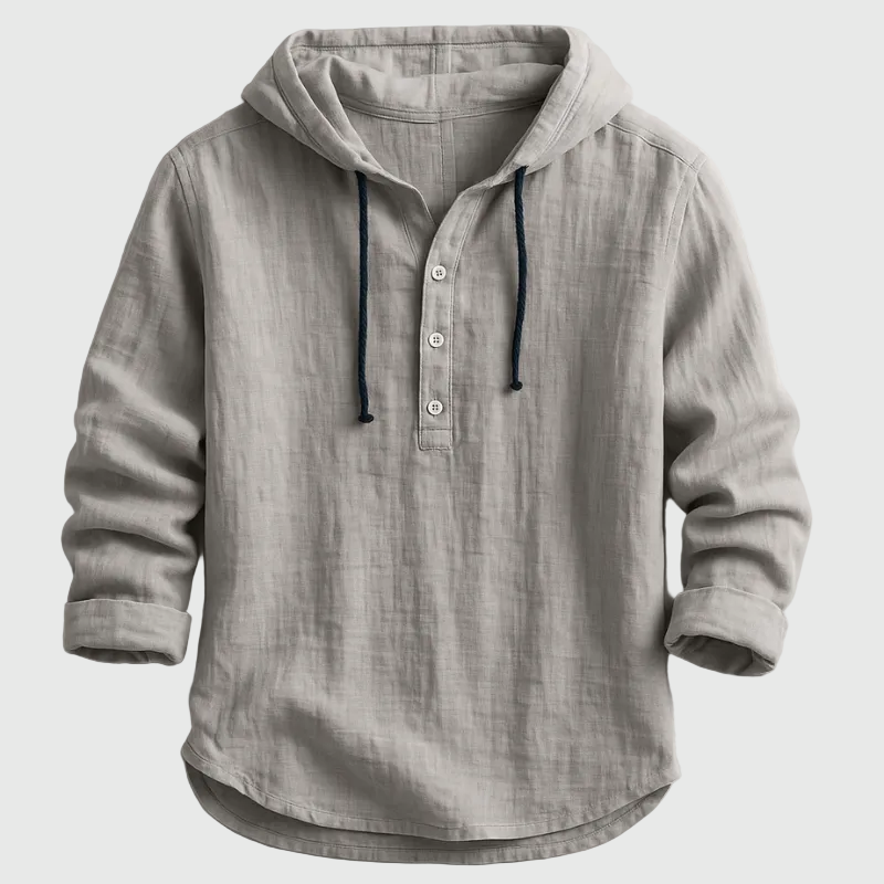 Nathan | Elegant Hooded Shirt