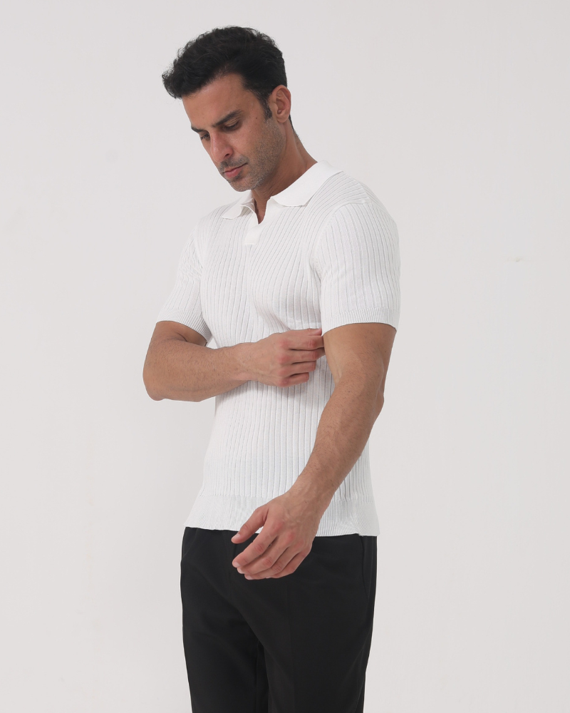 Jaén | Textured Cotton Polo