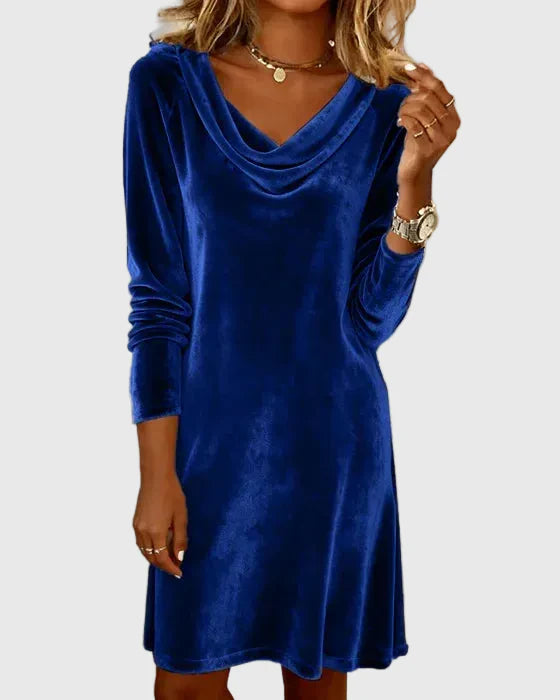 Frosina | Loose Fitting Velvet Dress