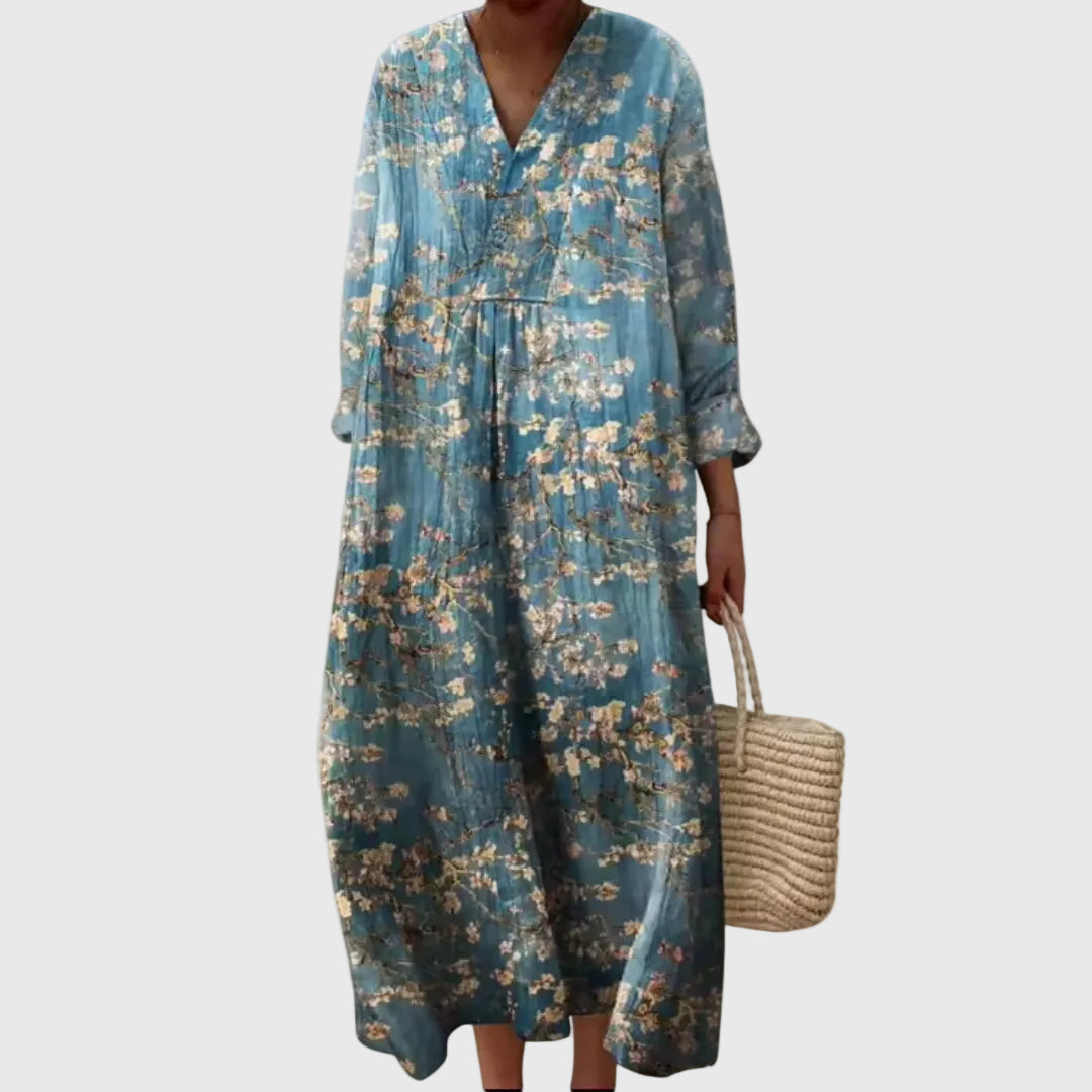 Stephanie | Geometric Midi Dress