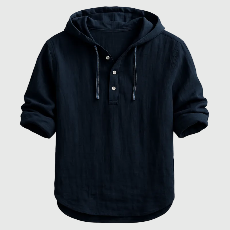 Nathan | Elegant Hooded Shirt