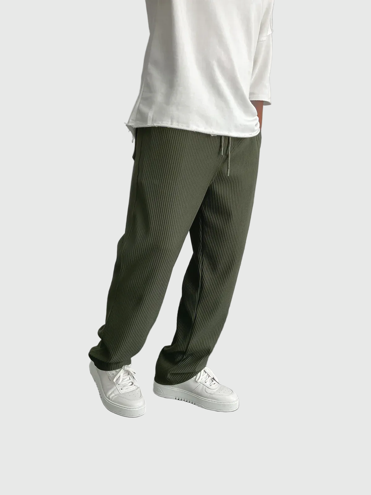 Javier | Relaxed Ribbed Trousers