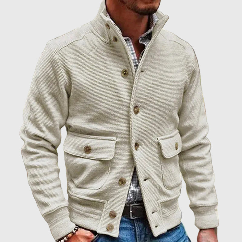 Diego | Solid High Neck Jacket