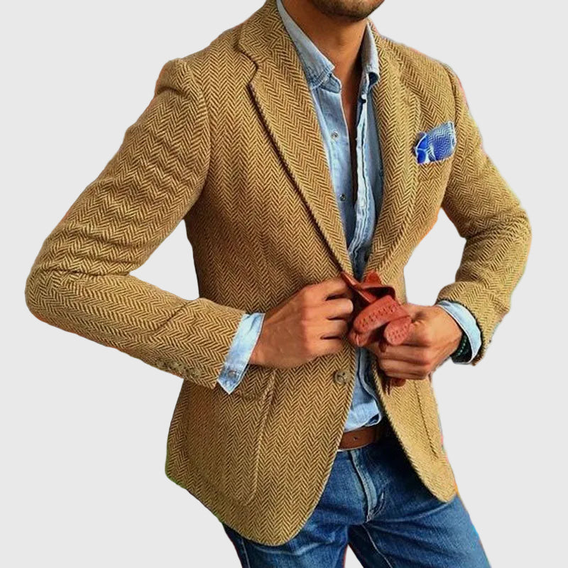 Emilio | Vintage wool blazer with classic lapel