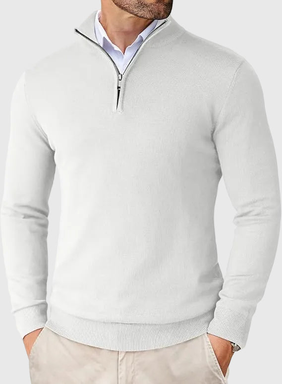 Adrian | Zip Neck Sweater
