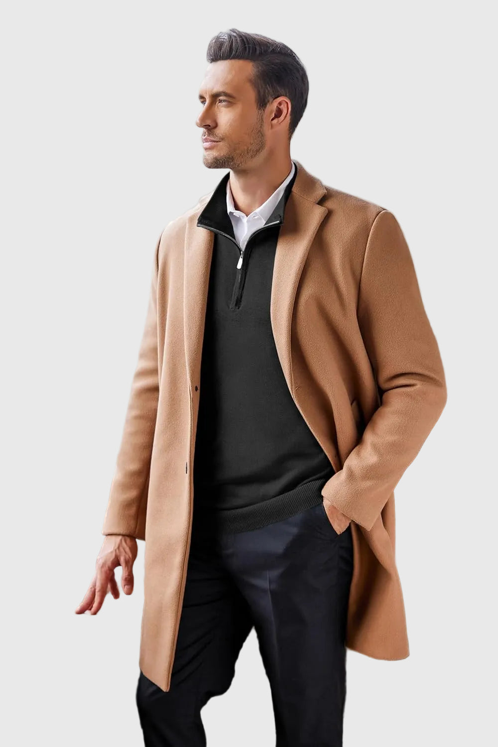 Adrian | Zip Neck Sweater