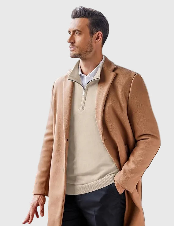 Adrian | Zip Neck Sweater