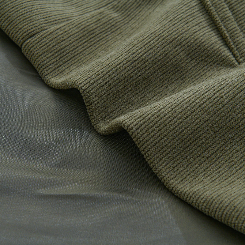 Héctor | Corduroy Jacket with Mao Collar