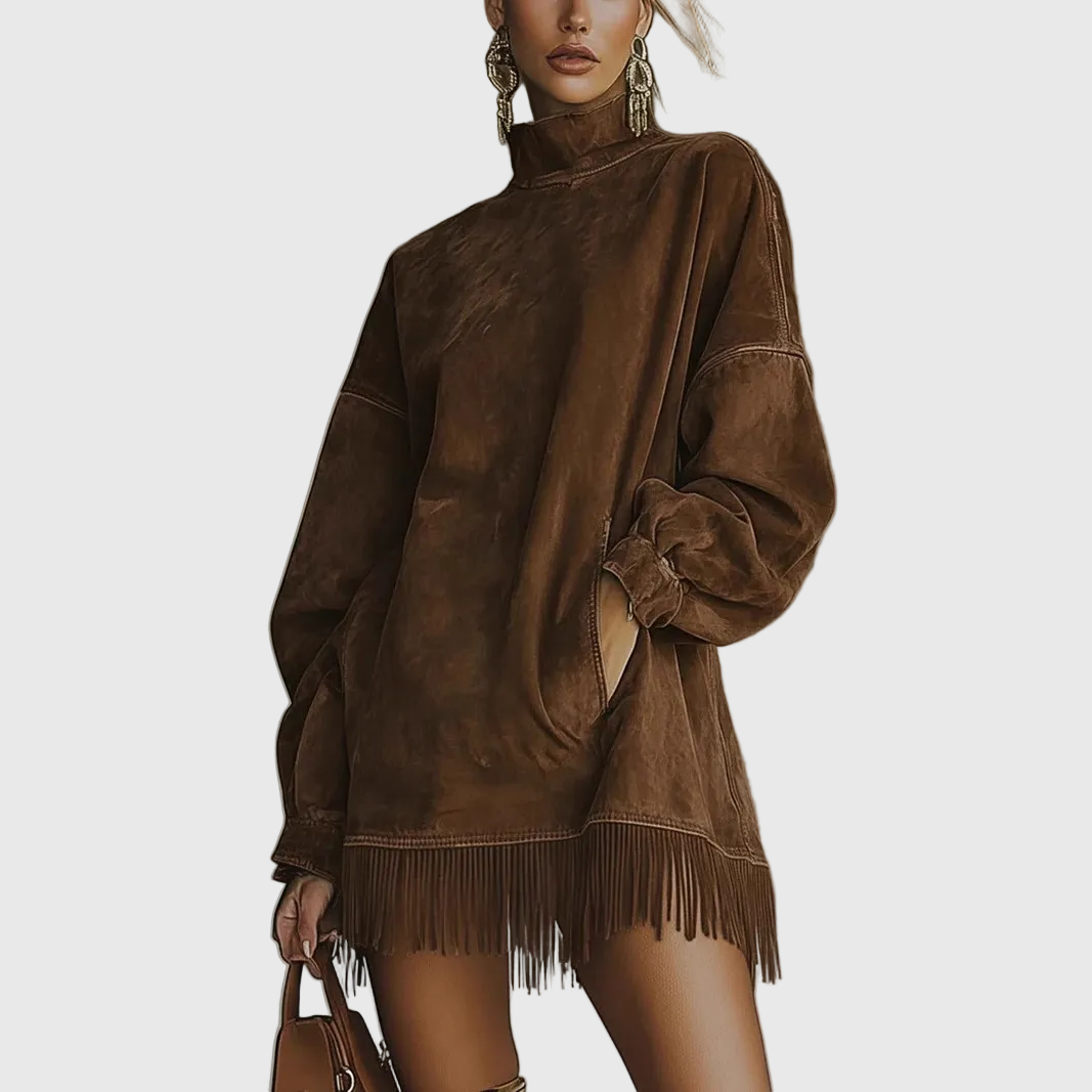 Olive | Turtleneck Dress