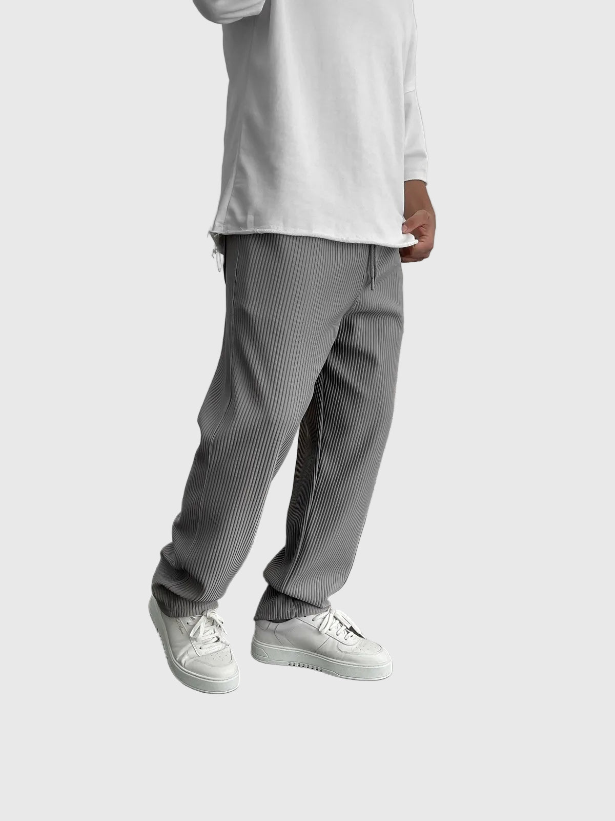 Javier | Relaxed Ribbed Trousers