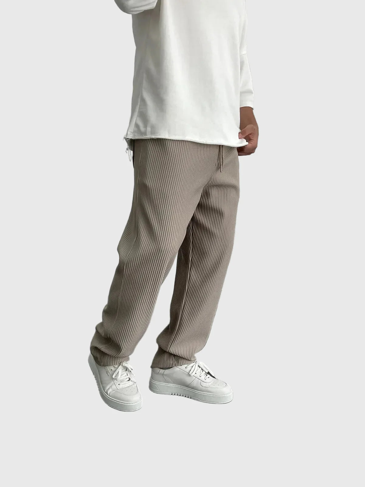 Javier | Relaxed Ribbed Trousers