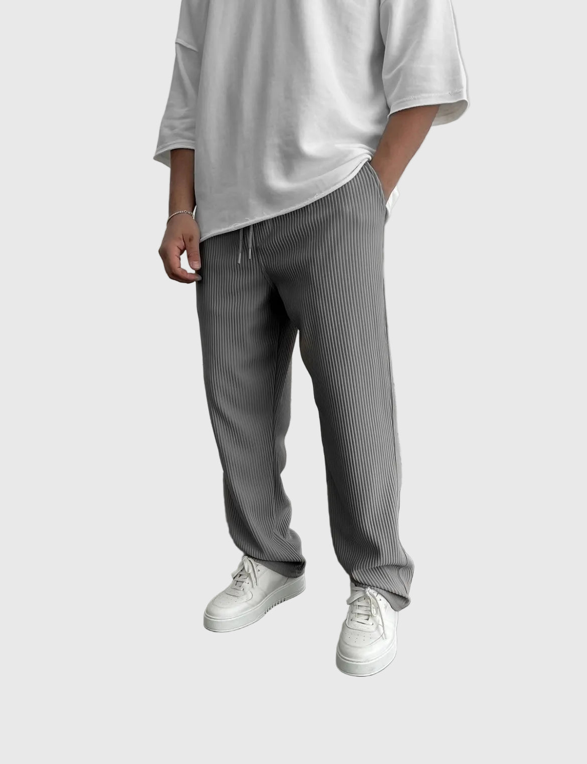 Javier | Relaxed Ribbed Trousers