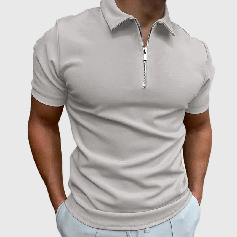 Nathan | Zipper Polo Shirt