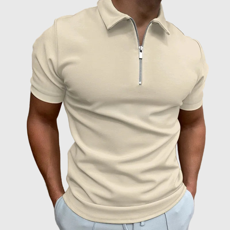 Nathan | Zipper Polo Shirt