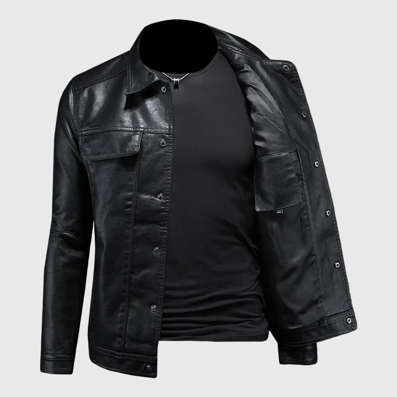 Darius | Premium Leather Motorcycle Jacket