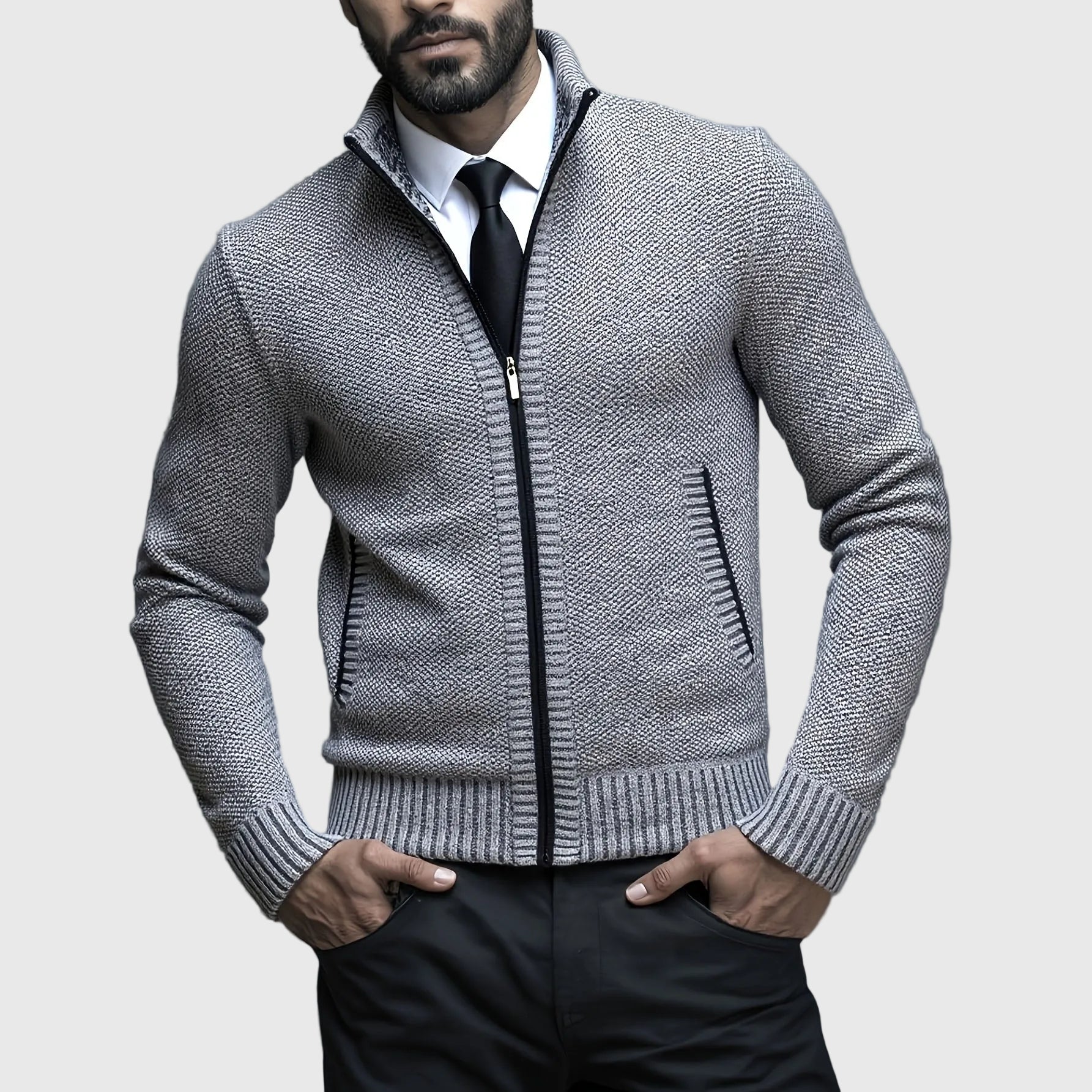 Nathan | Stylish Zippered Vest