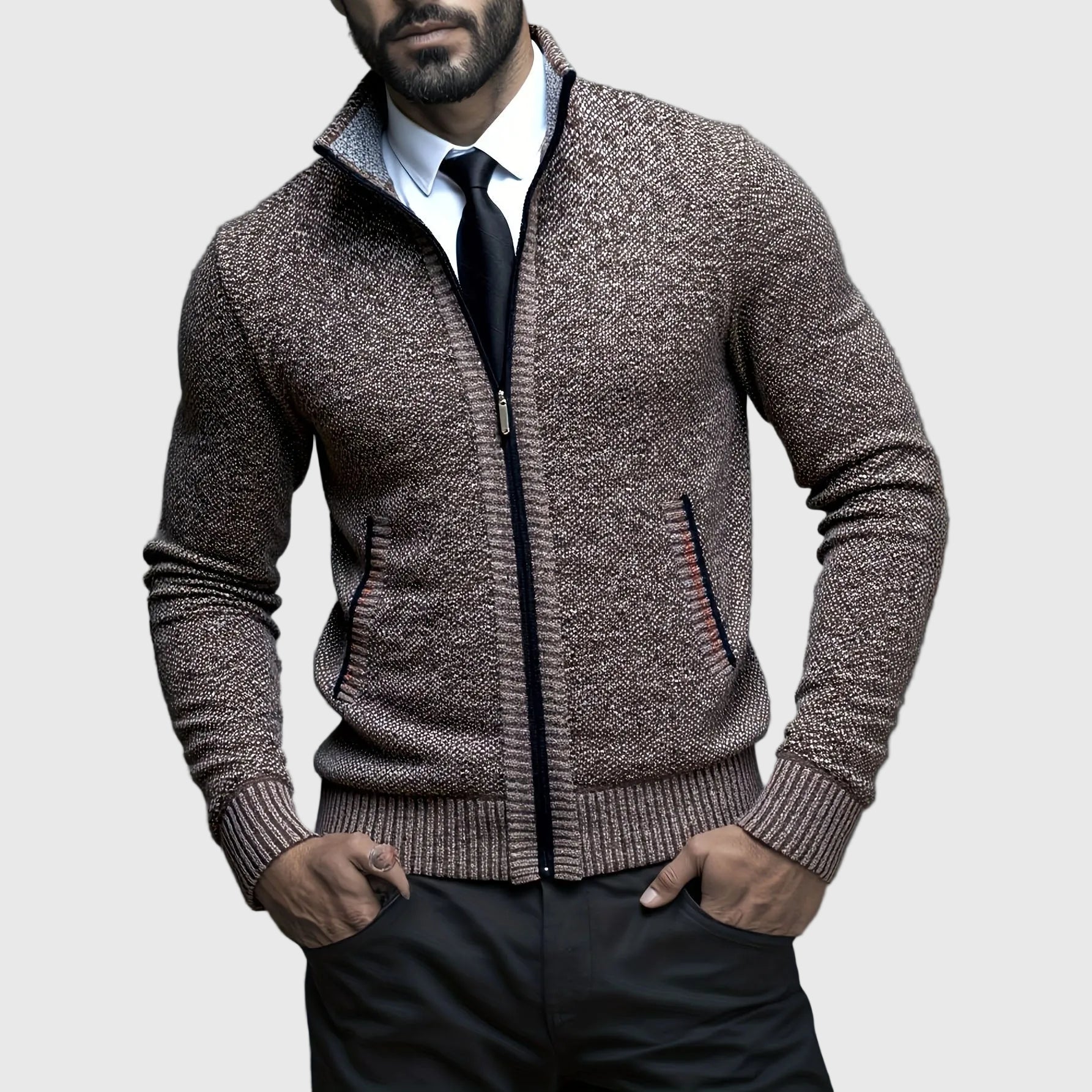 Nathan | Stylish Zippered Vest