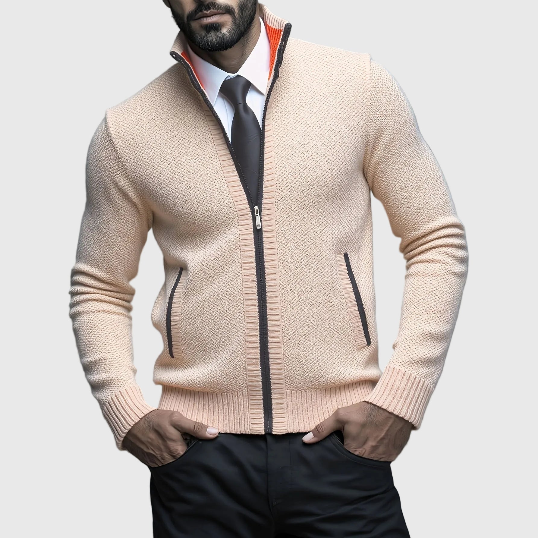 Nathan | Stylish Zippered Vest