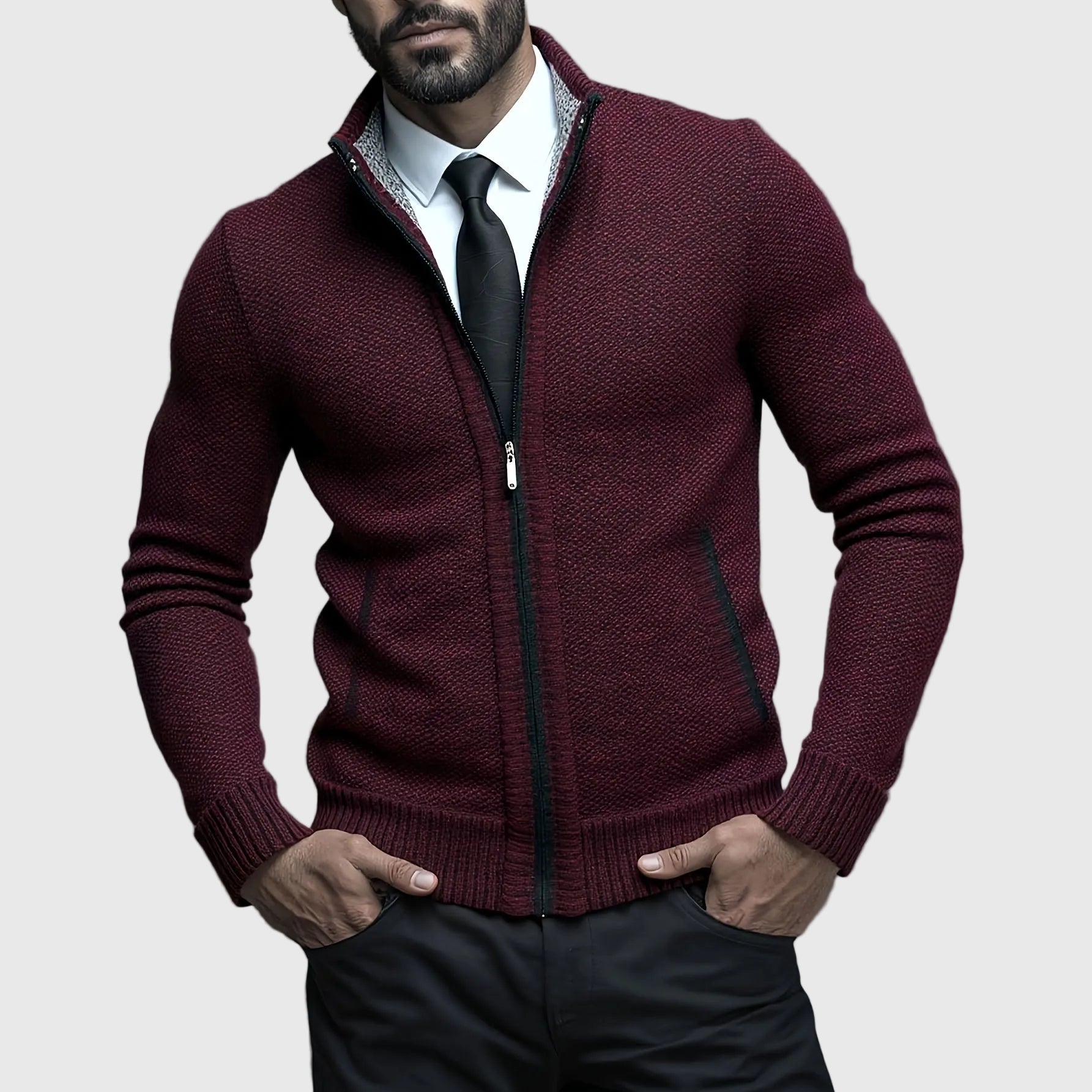 Nathan | Stylish Zippered Vest