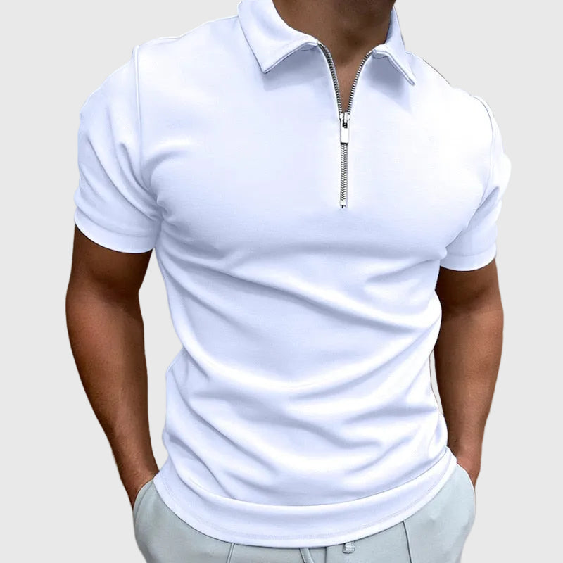 Nathan | Zipper Polo Shirt