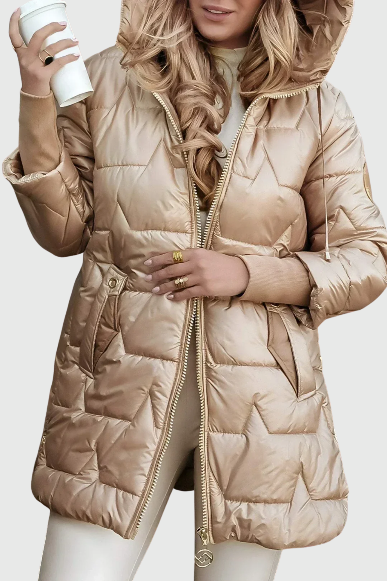 Lina | Warm Quilted Hooded
