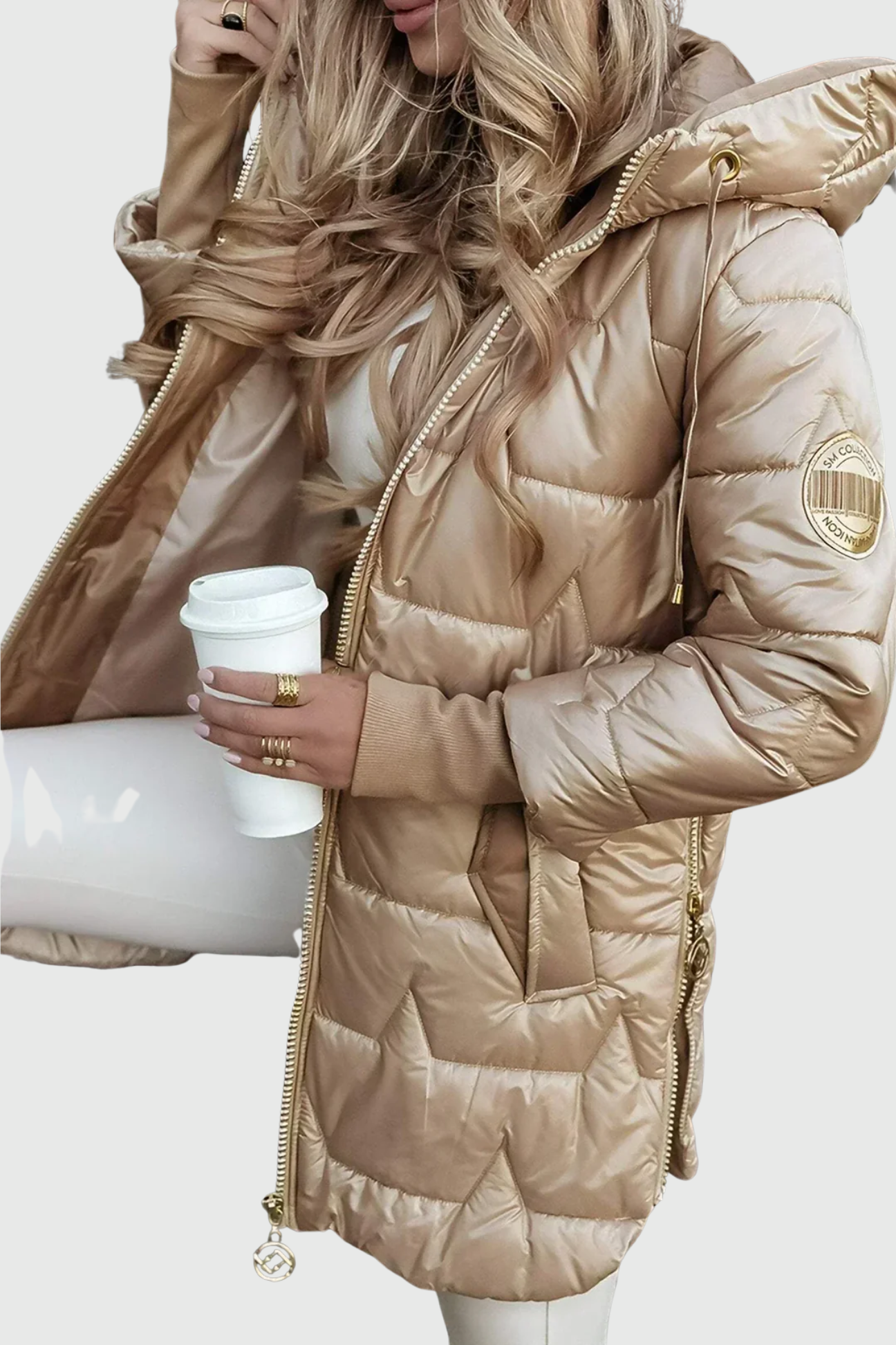 Lina | Warm Quilted Hooded