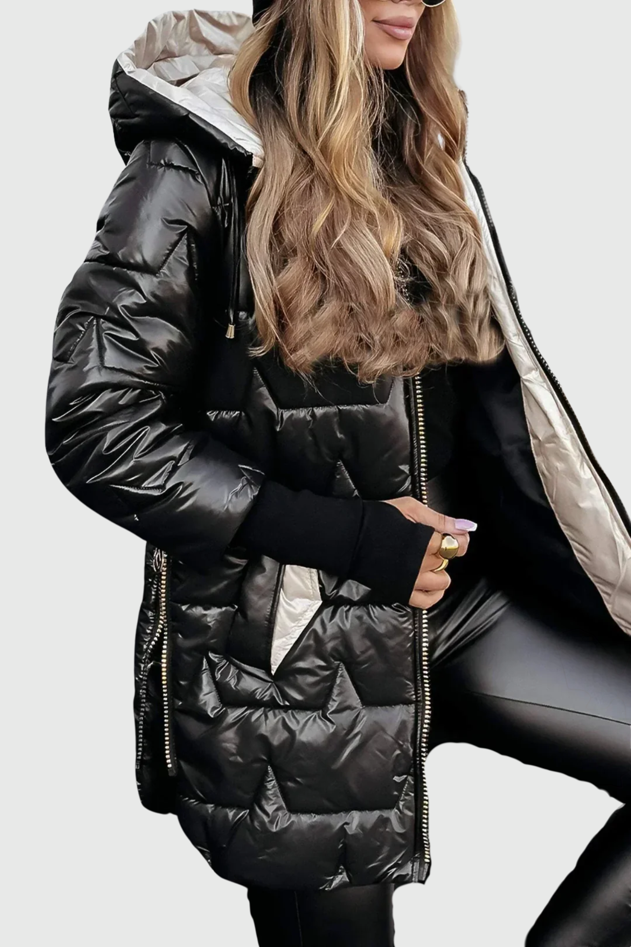 Lina | Warm Quilted Hooded