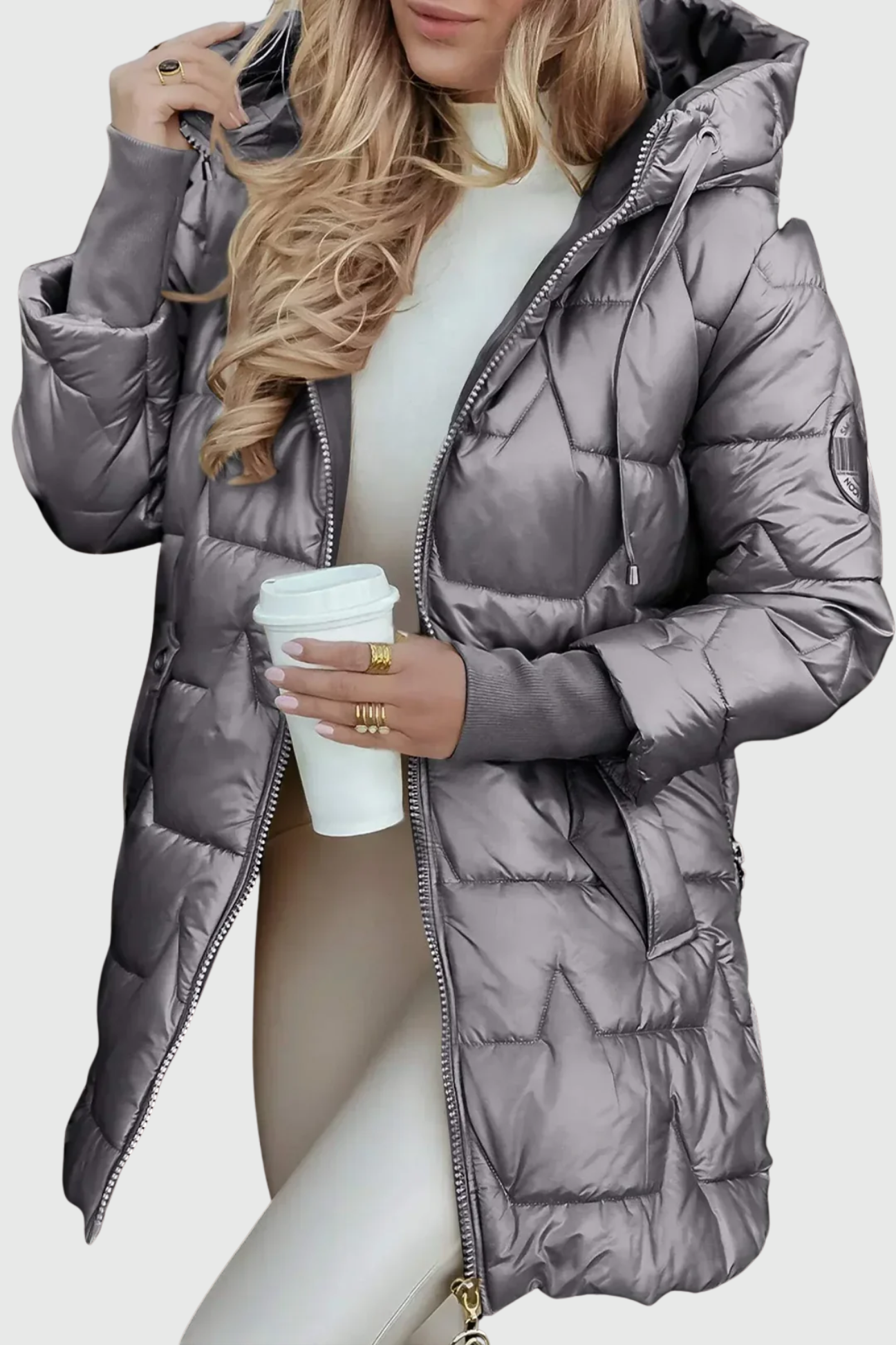 Lina | Warm Quilted Hooded