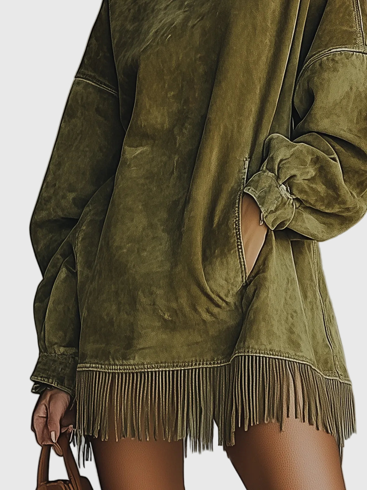 Olive | Turtleneck Dress