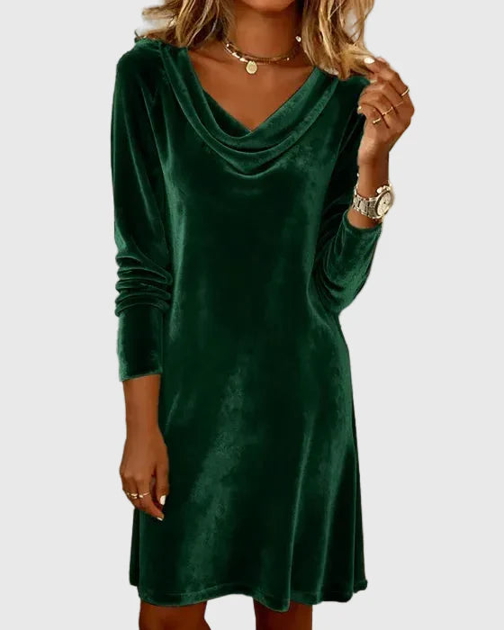 Frosina | Loose Fitting Velvet Dress