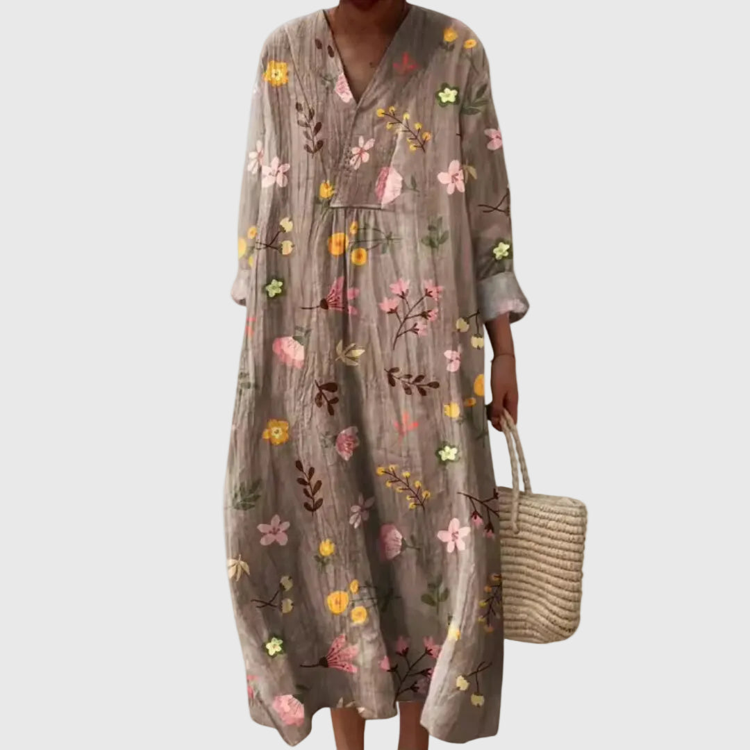 Stephanie | Geometric Midi Dress