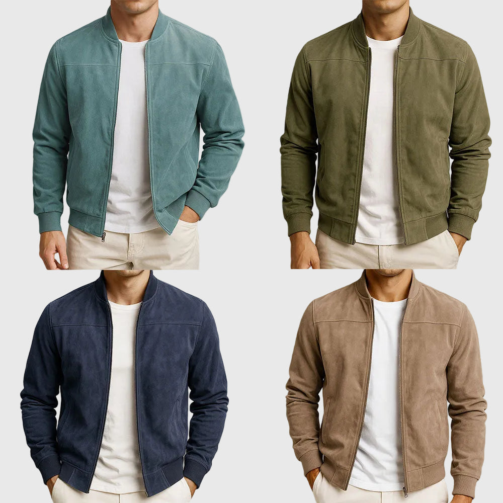 Henry | Elegant Suede Cardigan