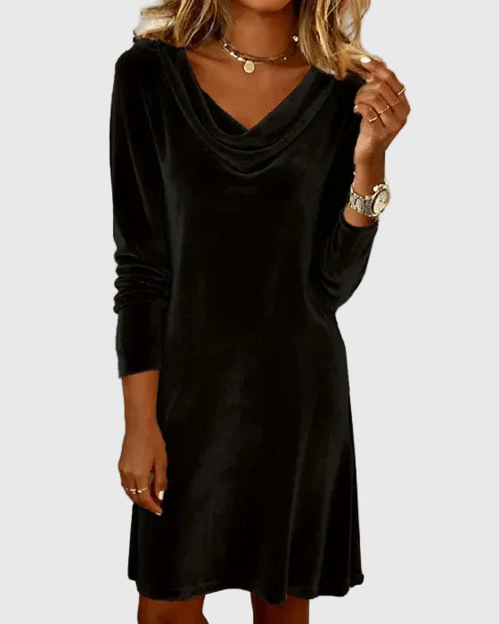 Frosina | Loose Fitting Velvet Dress