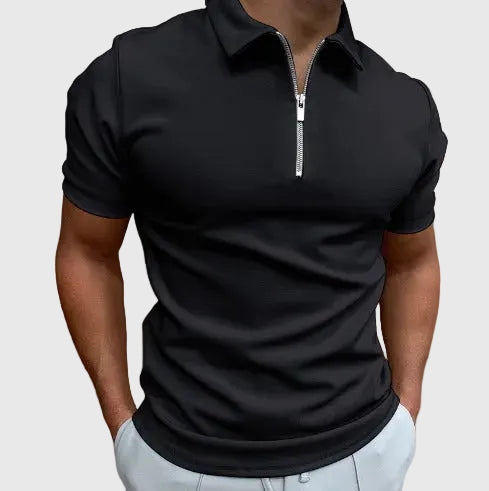 Nathan | Zipper Polo Shirt