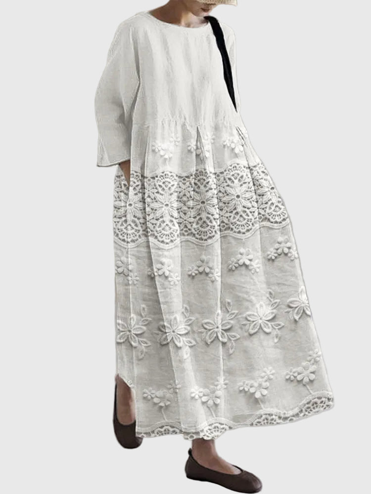 Zara | Delicate Lace Midi Dress